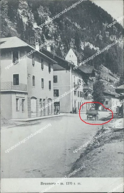 bt304 cartolina brennero 1932 provincia di bolzano trentino
