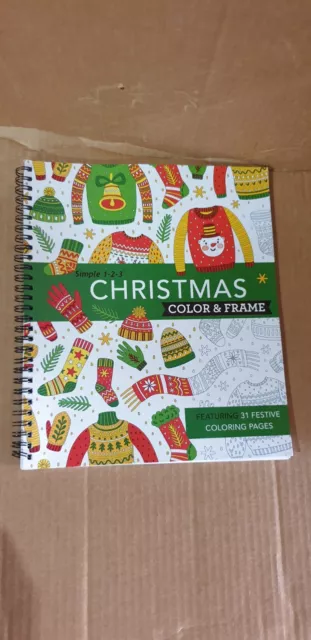 Color & Frame - Inspiration (Adult Coloring Book) (Spiral