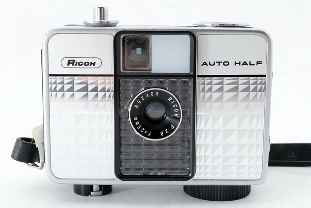Ricoh Auto Half E half Frame 35mm Film Camera Silver [Excellent from Japan