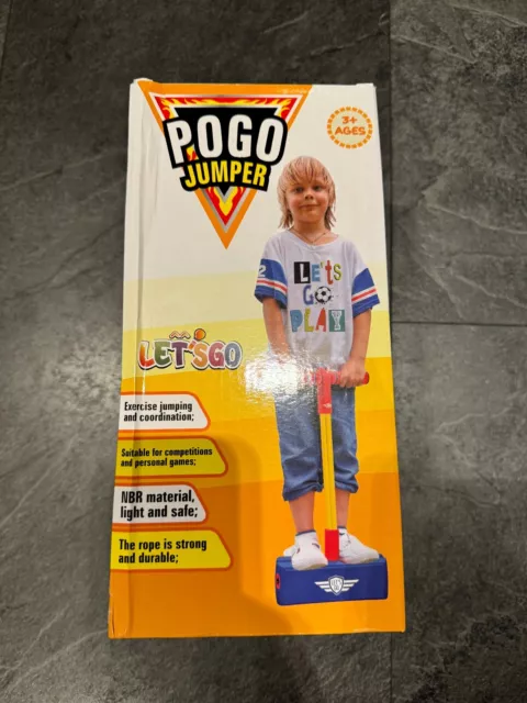 Pogo Stick Kids Foam Pogo Jumper (Rose Red) - NEW boxed - Free P&P UK