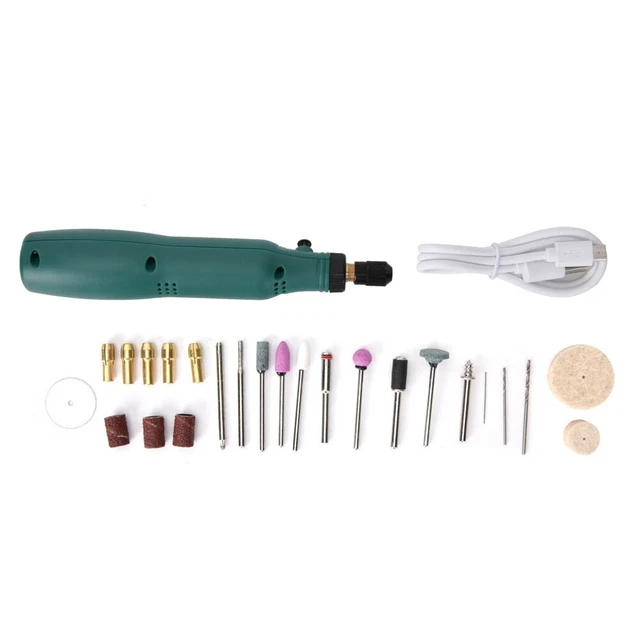 20W 15000rpm USB Electric Grinding Set Drill Grinder Tool Engraving Kits