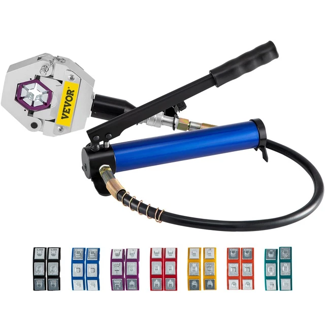 Manually Operated AC Hose Crimper FS-7842B Separable Hydraulic Hose Crimper Kit
