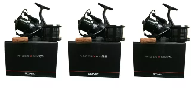 SONIK VADER X 6000 Or 8000 RS Quick Drag System Reel Reels 1 2 Or 3 £46.75  - PicClick UK