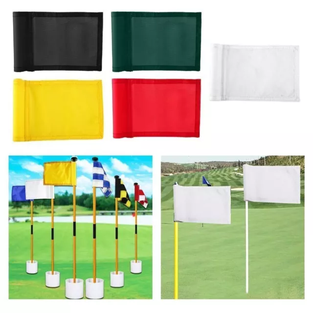 Golf Supplies Golf Putting Green Flags Solid Color Golf Flagstick