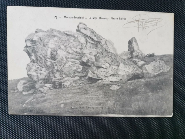 CPA 71 Le Mont Beuvray - Saved Stone