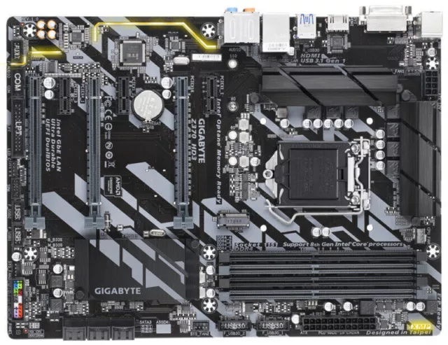 Gigabyte Z370 HD3 Motherboard Intel Z370 LGA1151 DDR4 ATX M.2 HDMI DVI-D USB2.0