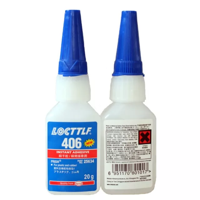 Für LOCTITE-406 Sekundenkleber Sofortklebstoff 20g von HENKEL Reparaturen Kleben