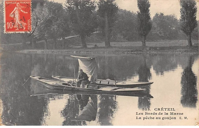 94 - CRETEIL - SAN52227 - Les Bords de la Marne - La Pêche au goujon