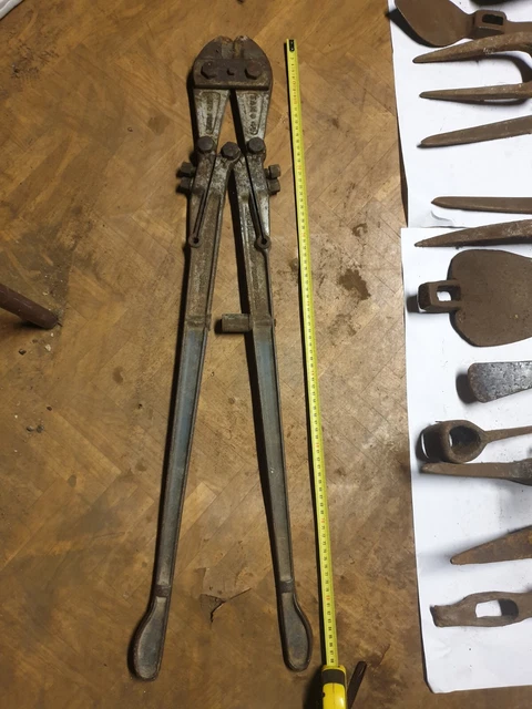 OLD TOOL ANCIENNE PINCE MONSEIGNEUR COUPE BOULONS EUR 40,00 - FR