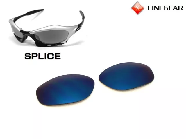 LINEGEAR NB10 - Non Polarized Lens for Oakley Splice /Ice Iridium [SP-NB10]
