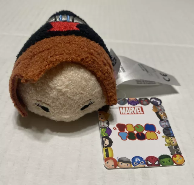 Disney Black Widow Tsum Tsum Mini 3.5" Plush Toy Marvel NWT