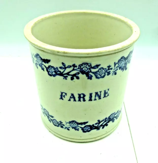 Pot à farine faience de St Uze N°2