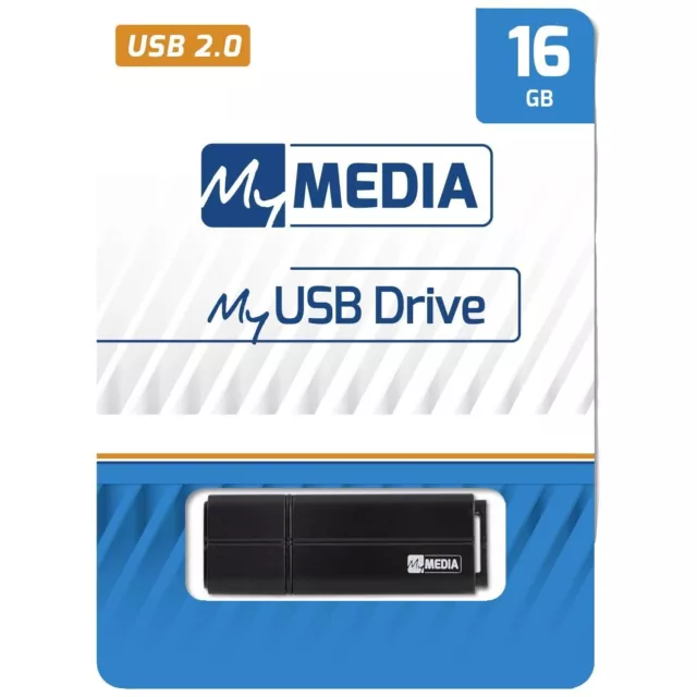 Clé USB 16 Go My Media / Verbatim Clef USB 16Go Flash Drive USB 2.0 Neuf