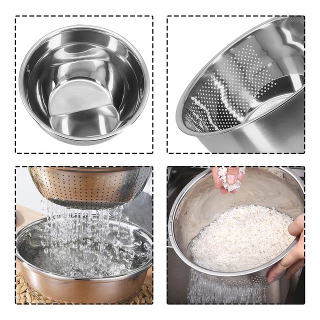 Mini Friteuse 3L Acier Inoxydable - Panier Tamis Et Couvercle Verre Pour Cuisine
