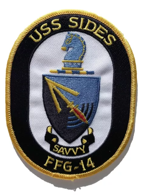 USS SIDES FFG-14 Patch – Sew On