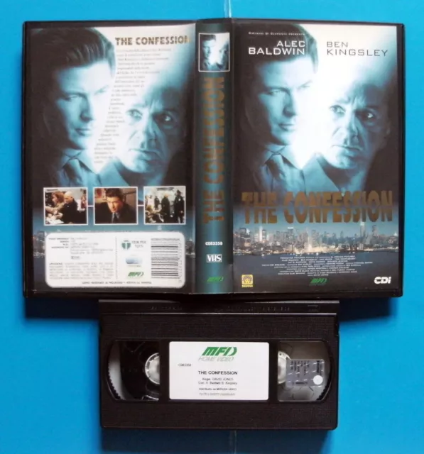 Vhs The Confession (1998) Alec Baldwin - Ben Kingsley - Medusa - Ex Noleggio