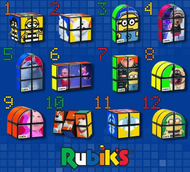McDonalds Würfelspielzeug Happy Meal 2018 Rubik's Cube verabscheuungswürdig für mich Haustierleben