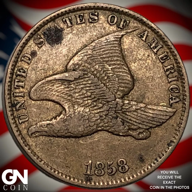 1858 Flying Eagle Cent  Q3646