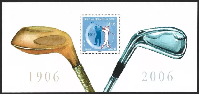 France-2006-Sport Golf- Bloc souvenir Yvert n°13 Neuf** (Sans blister)