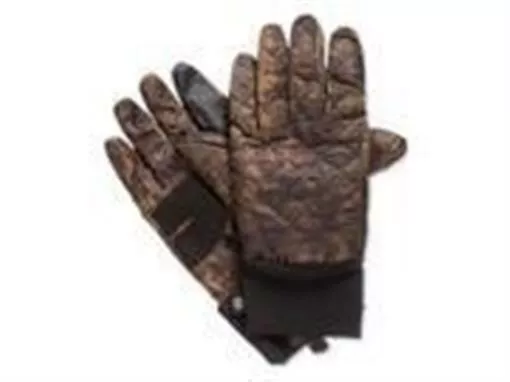 Isotoner Mens Quilted Smart Touch Gloves brown L/XL Packable Camouflage