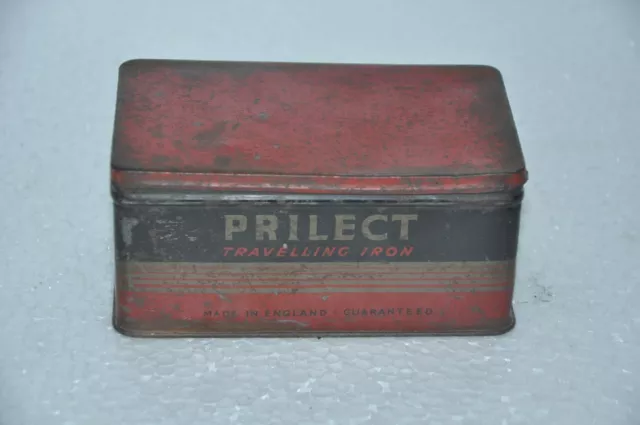 Vintage Boxed Prilect Travelling Iron Set , England