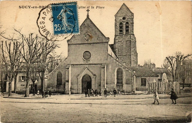CPA AK SUCY-en-BRIE Église de la Place (869750)
