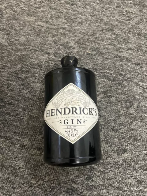 Hendricks Gin Empty Bottle 70cl With Cork Stoppers Upcycling