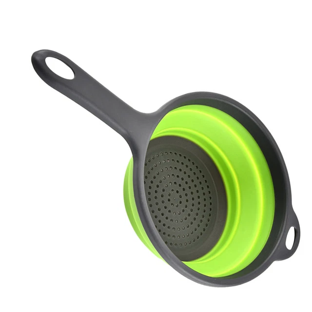 Cestino Per Lavanderia Pieghevole - 2 Scomparti Lights E Darks, In Metallo, Grigio/Bianco - Foto 3