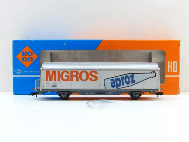 Roco H0 4340 B Schiebewandwagen "Migros aproz", SBB, AC, TOP in OVP #30304