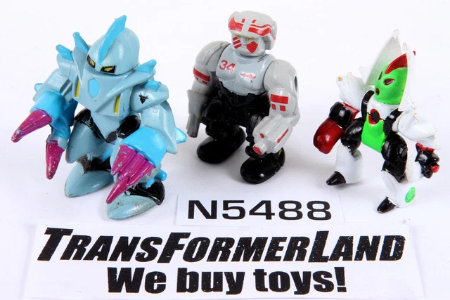 Blayde, Protok, Zentek Series 2 100% Complete Zbots Micro Machines