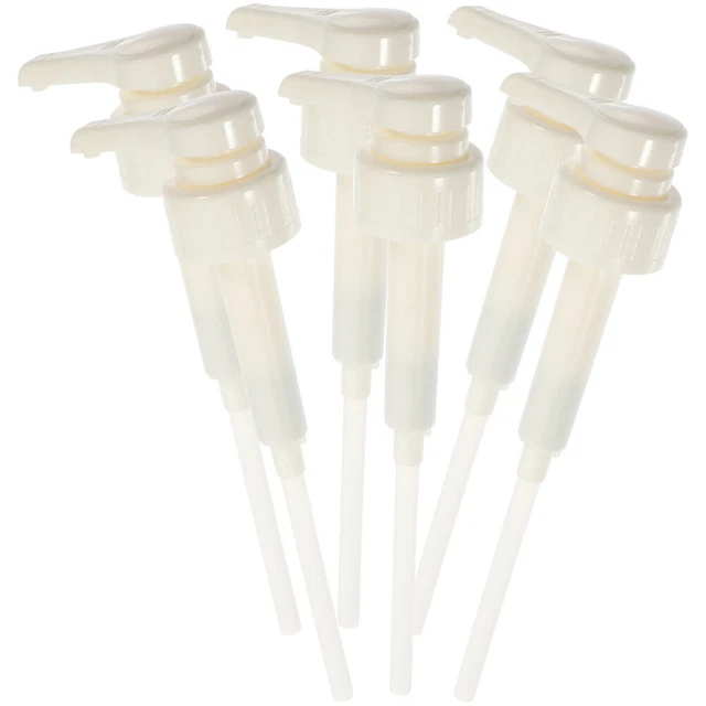 Pompa Per Sciroppo Da 10 Ml – 2 Pezzi, Distributore Con Tubo Riutilizzabile Per Bottiglie Di Vetro – Bianco, Controllo Preciso