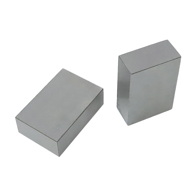 1-2-3 Blocks Set Precision Matched Pair No Holes .0001" Machinist 123 Jig 2 PCS