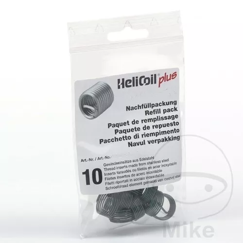 HELICOIL Pack 10 pièces de réparation de filetage PLUS M7X1.0 10.5 MM