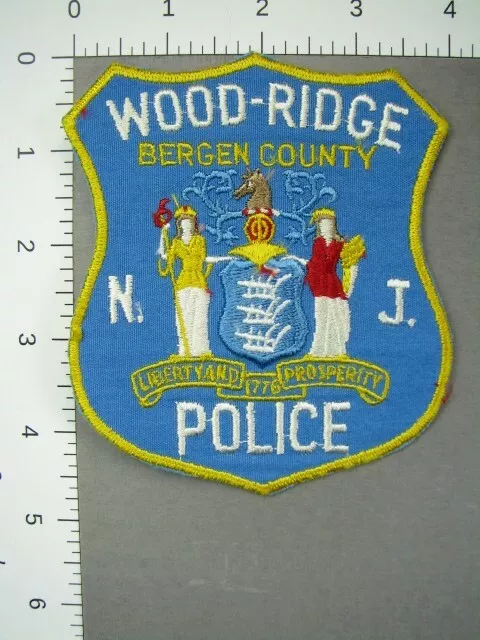 New Jersey WOOD-RIDGE POLICE Patch - Bergen County