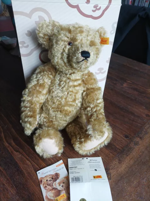 Steiff Teddy Bär, Classic 1920 Teddybär, sehr gut erhalten; da nie bespielt