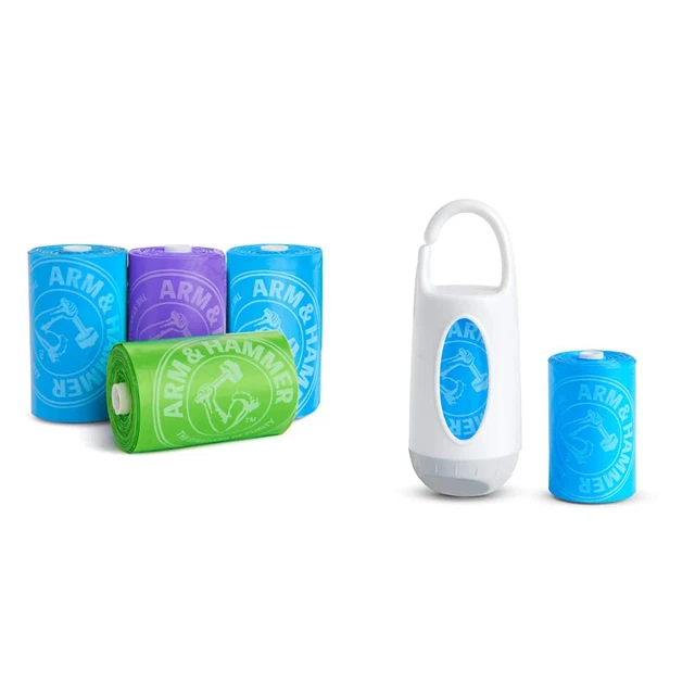 ® Arm and Hammer Diaper Bag Dispenser and 72 Diaper Disposal Bags