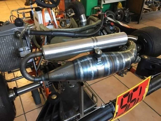 Rotax Max 125 Con Silenziatore Inox Scarico Jollymoto