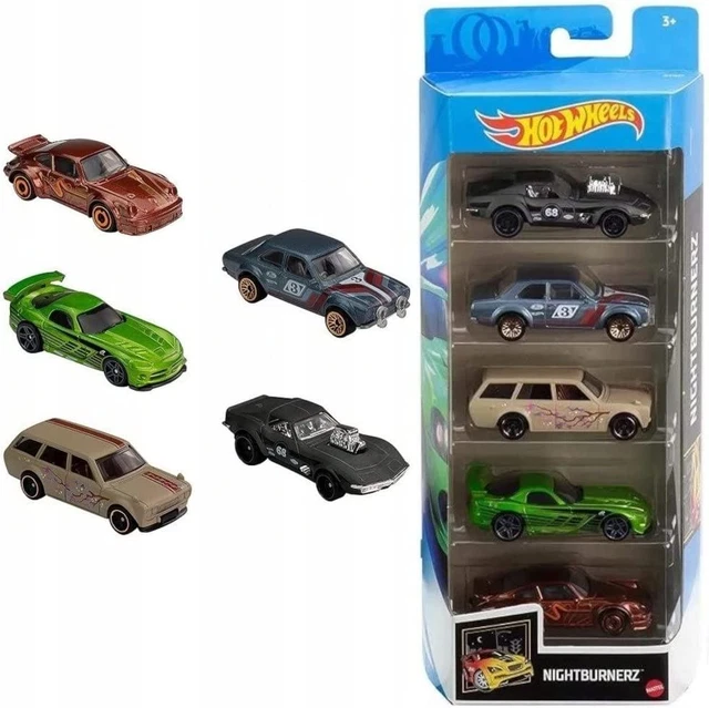 Hot Wheels 5 Cars Pack Nightburnerz