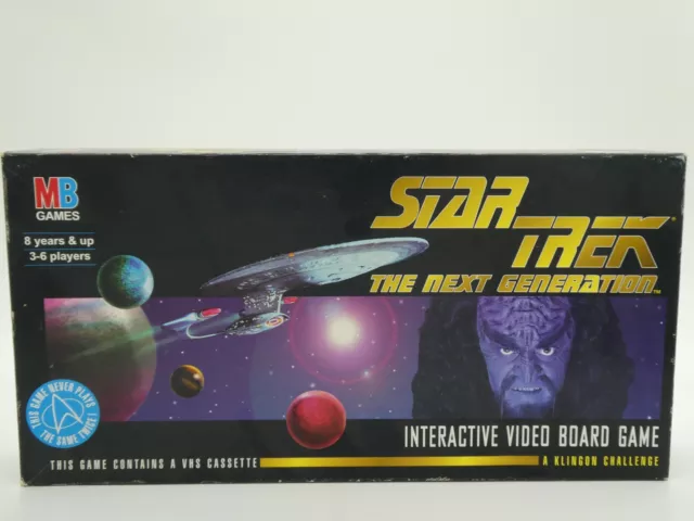 Vintage 1994 star trek the next generation interactive board game