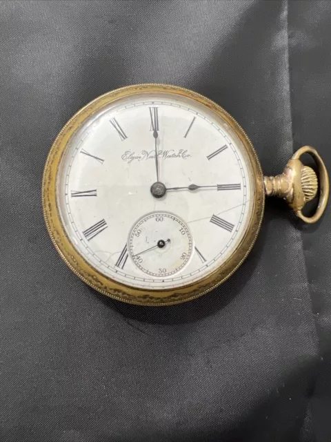 1891 Elgin Wheeler Watch Co Pocket model #5 , Size 18s 15J serial#4414041