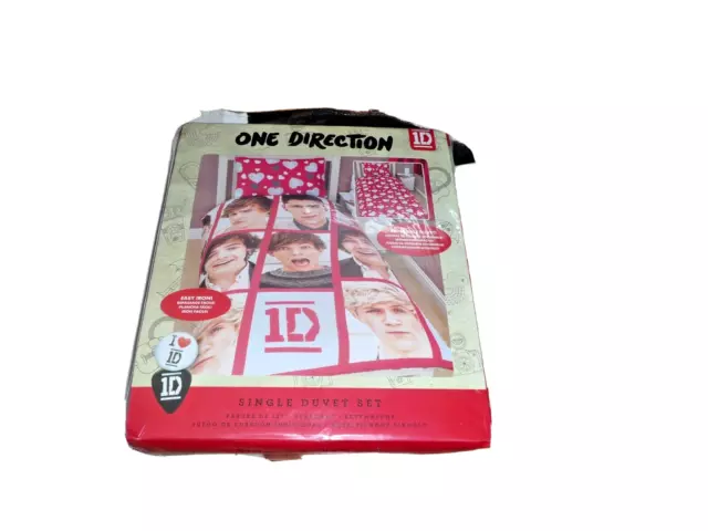 Juego De Funda De Edredón Reversible Talla Única One Direction *Nuevo Con Defecto De Puntada*