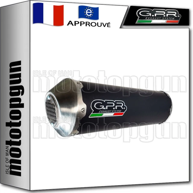 GPR POT D'ECHAPPEMENT Approuve Catalyse Evo4 Road Peugeot Satelis 125 ...