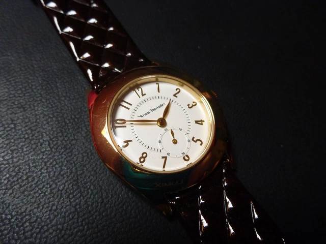 WATCH YVES BERTELIN MONTRE 30mm quartz battery subsecond acier