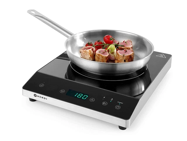 HENDI Plaque de cuisson à induction 2000W - Oblique - 294x374x(H)56 mm -...