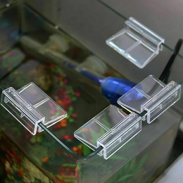 Fish Tank Holder Aquarium Clips Aquatic Pet Fish Acrylic Glass Lid Cover Parts