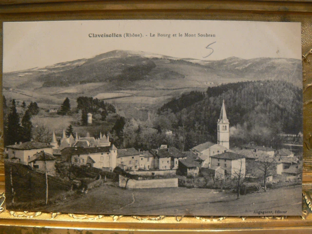 cpa 69 harpsichordes le bourg et le mont soubran