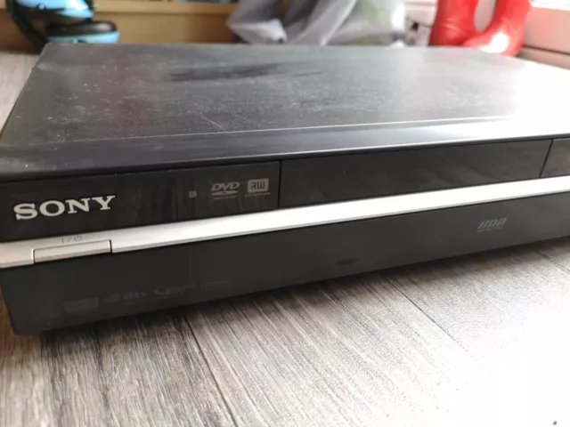 SONY RDR-HXD995 Registratore DVD + 250 GB HDD nero DVD DVB Freeview HDMI non testato