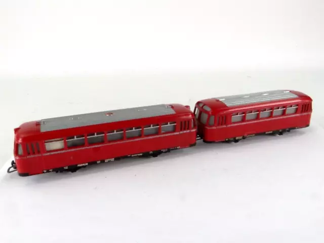 Märklin 3016 + 4018 DB 800 Schienebus Typ VT 795 + Beiwagen 995 von 1960, AC, HO