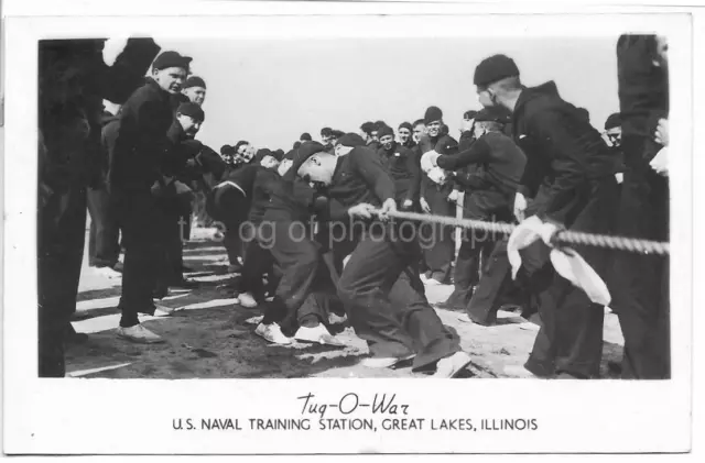 WW2 ERA Vintage MILITARY POSTCARD Black And White Found ORIGINAL PHOTO 05 23 H