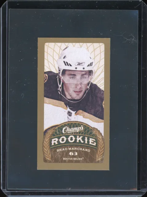 2009 Upper Deck "champs" BRAD MARCHAND rookie rc bruins GREEN BACK